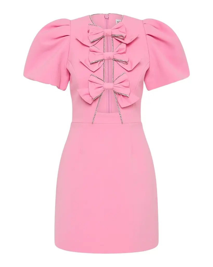 Rebecca Vallance Precious Bow Minidress