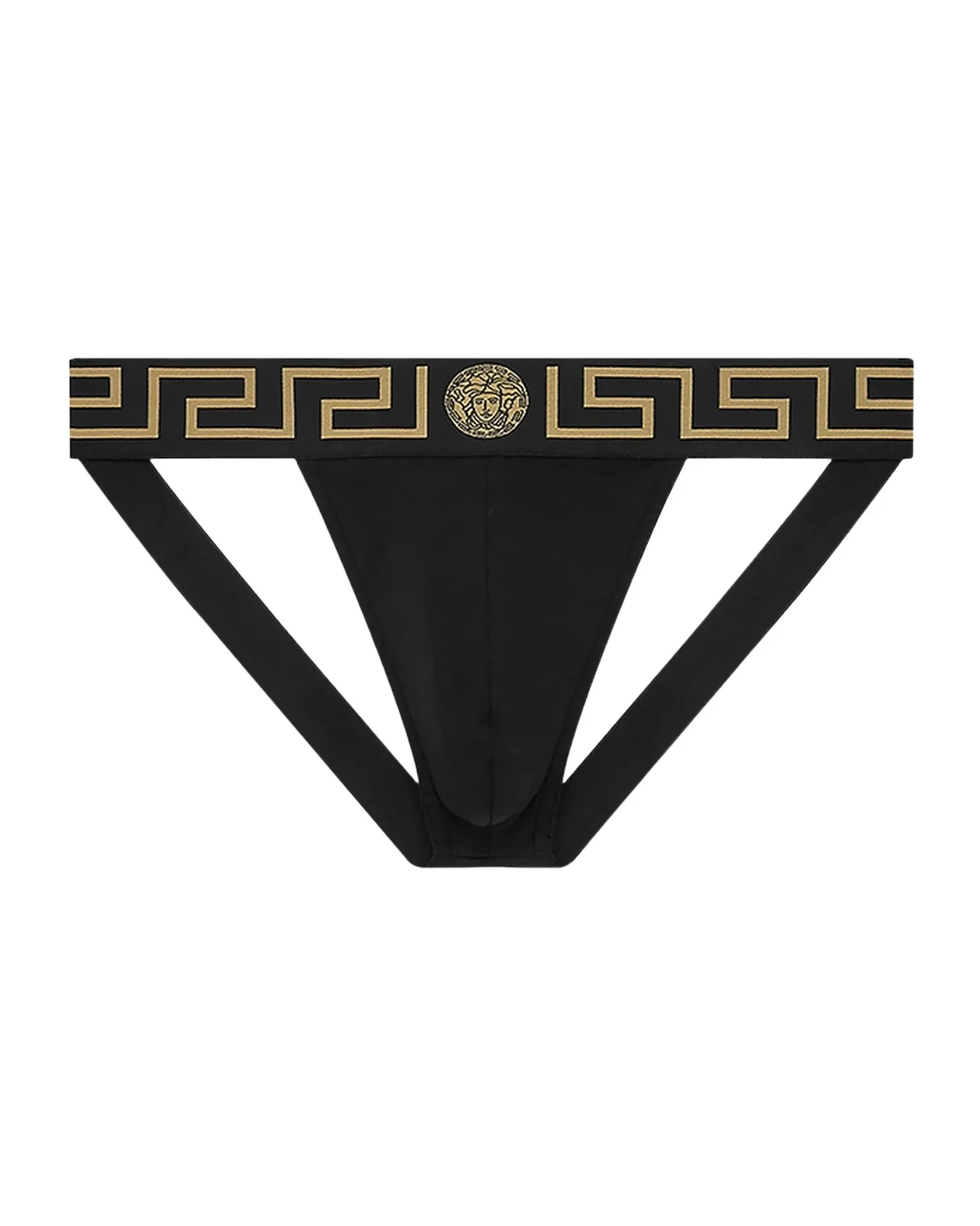 Versace Men's Medusa Stretch-Cotton Jock Strap