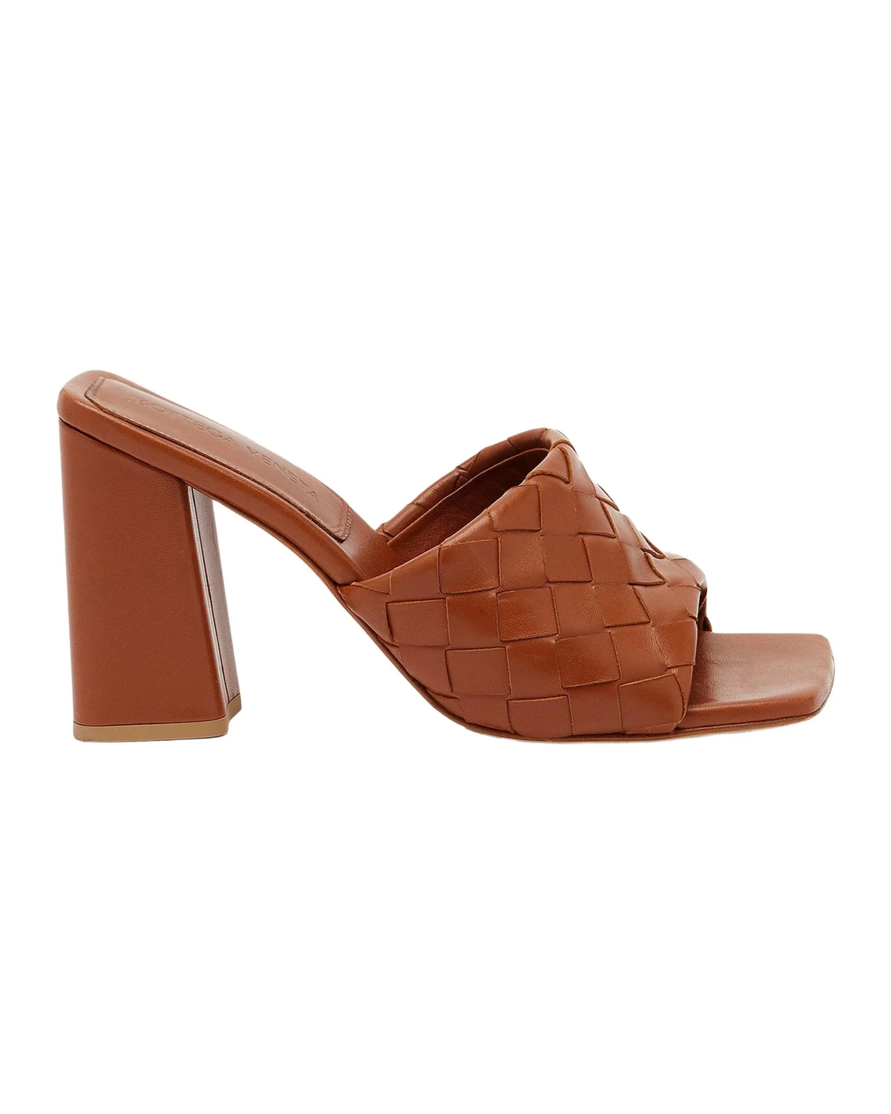 90mm Parco Intrecciato Leather Mule Sandals 90mm Parco Intrecciato Leather Mule Sandals