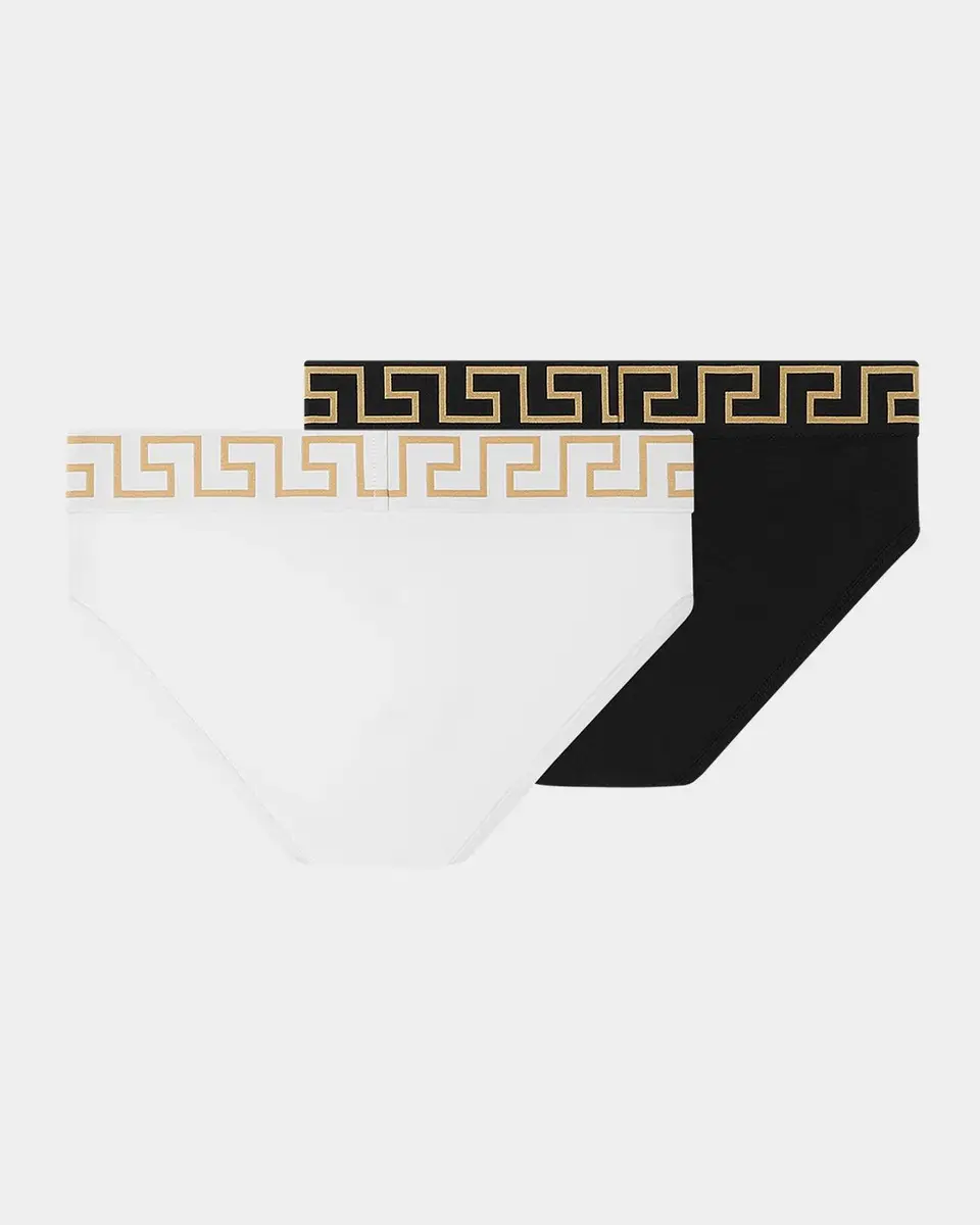 Versace Men's Medusa Key Jersey Brief 2-Pack | Thumbnail 2 Versace Men's Medusa Key Jersey Brief 2-Pack | Thumbnail 2