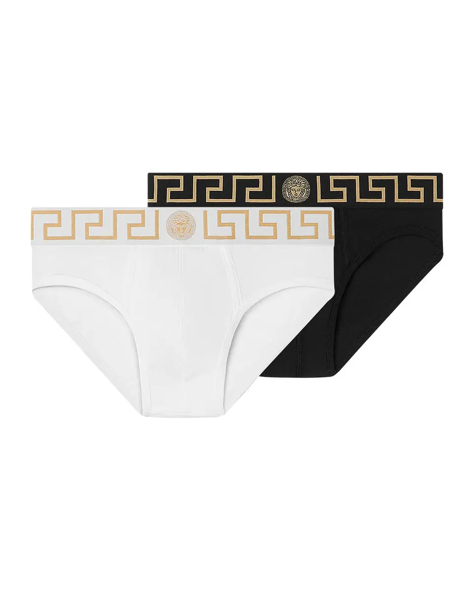 Versace Men's Medusa Key Jersey Brief 2-Pack | Thumbnail 3 Versace Men's Medusa Key Jersey Brief 2-Pack | Thumbnail 3