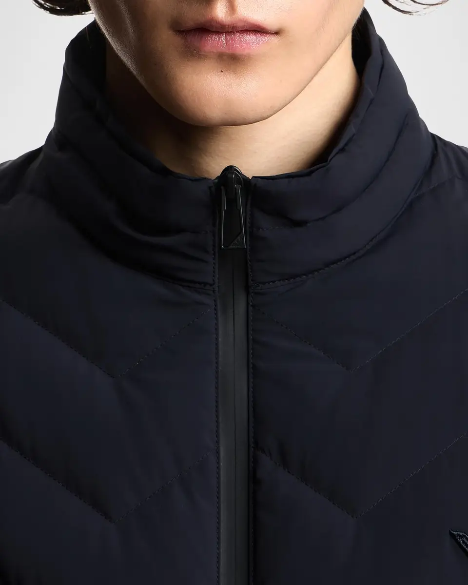 Emporio Armani Chevron-Quilted Nylon Down Jacket | Thumbnail 5 Emporio Armani Chevron-Quilted Nylon Down Jacket | Thumbnail 5
