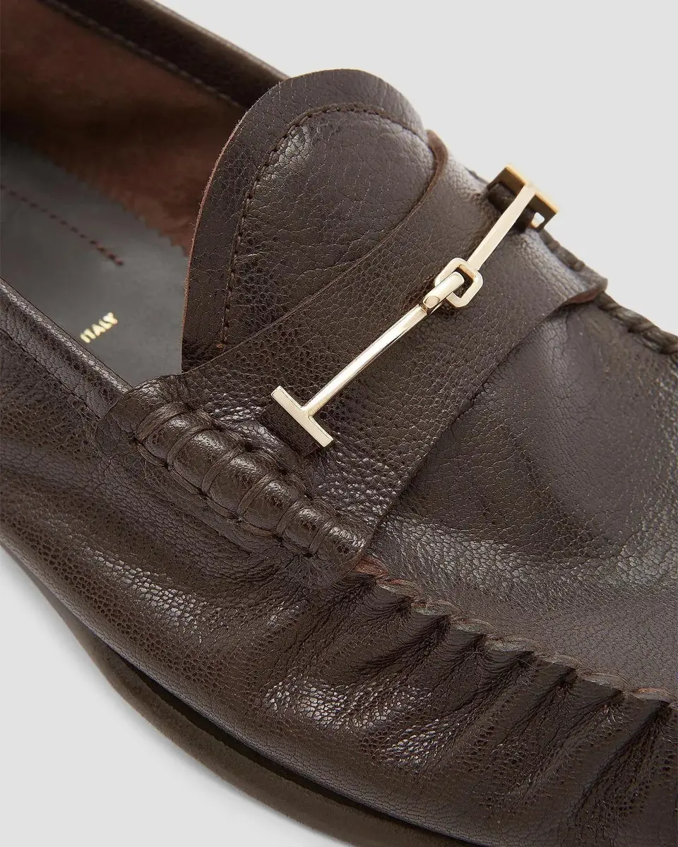 Tom Ford Moc Toe Leather Loafers | Thumbnail 3