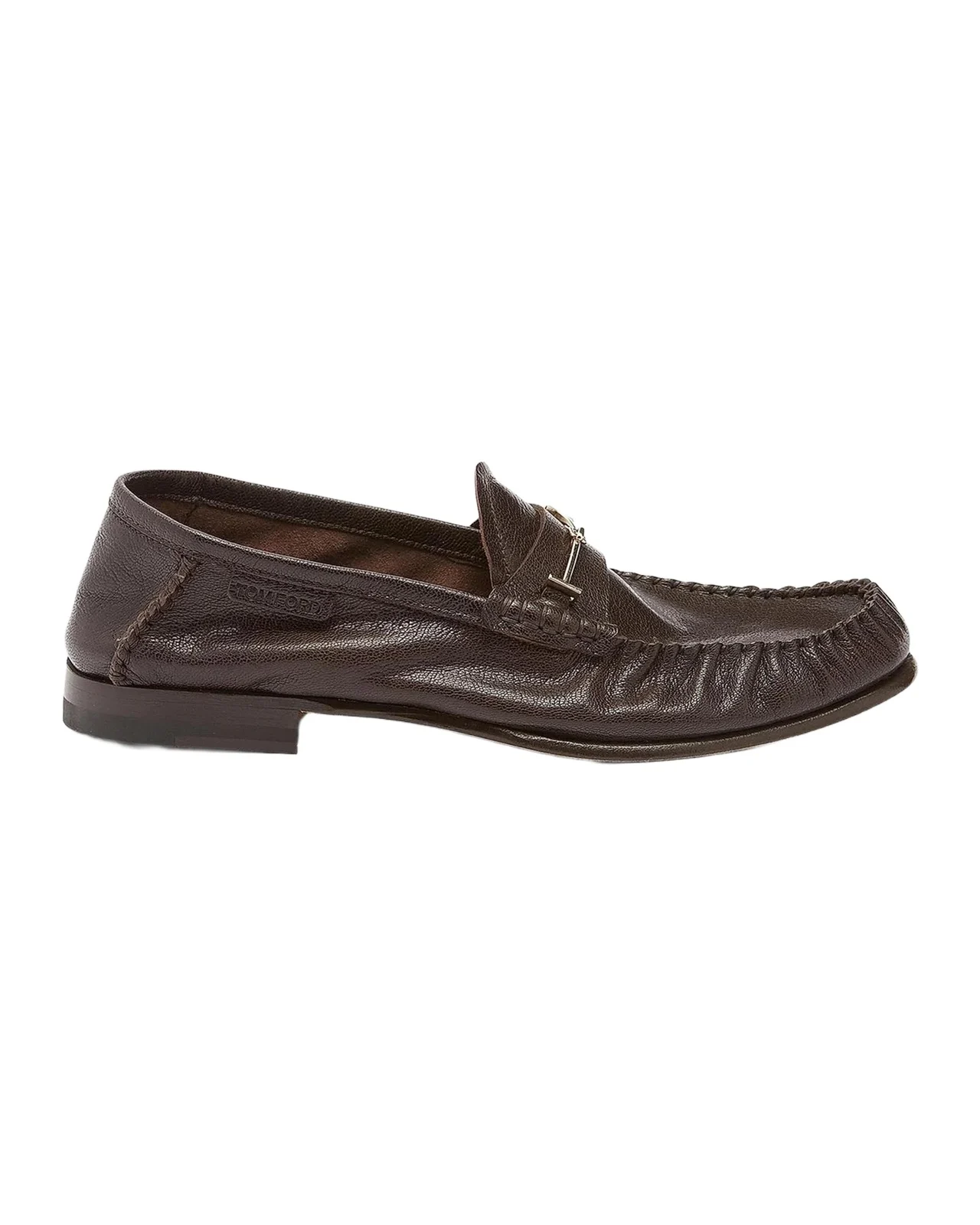 Tom Ford Moc Toe Leather Loafers