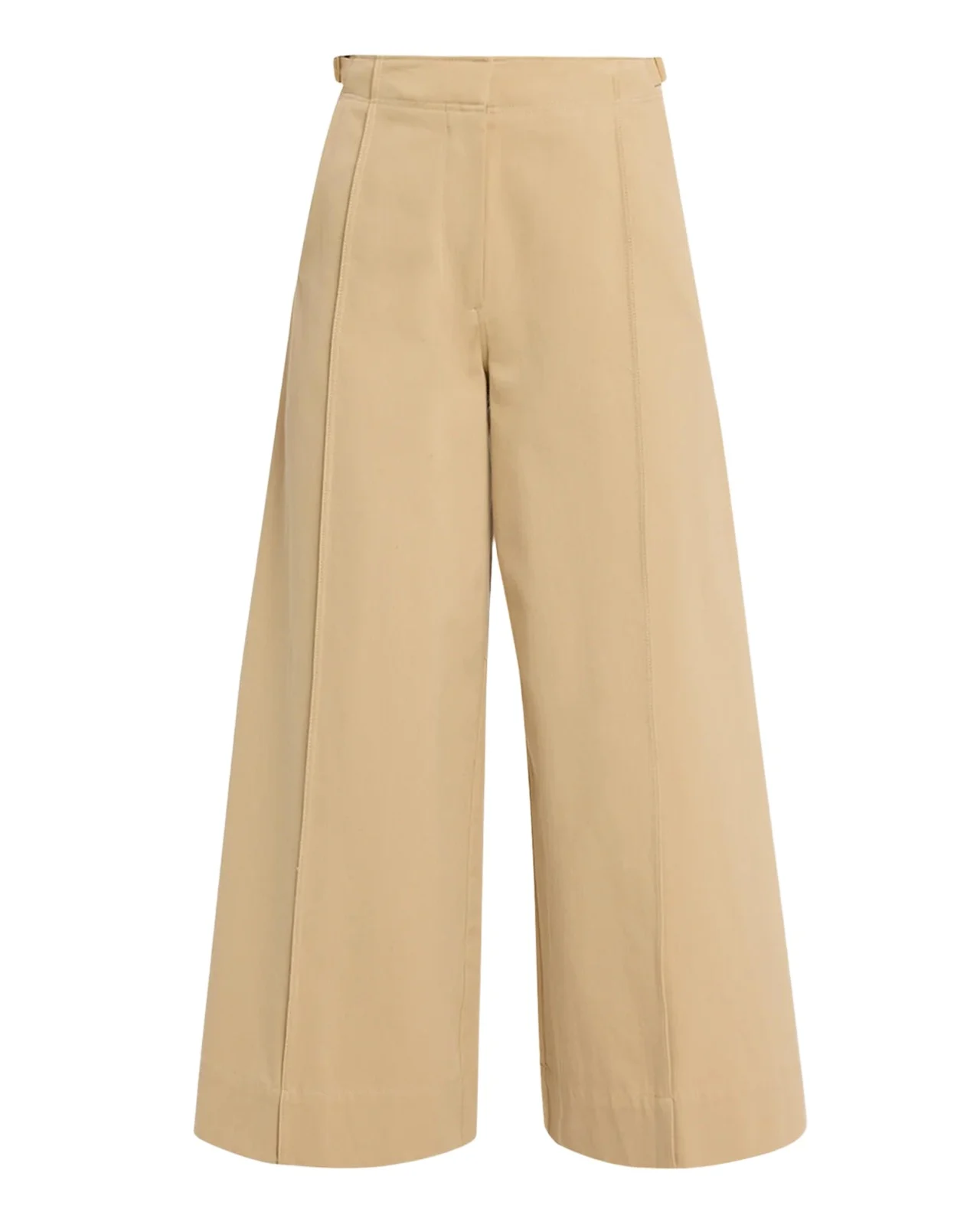 Sascha Cropped Wide-Leg Cotton Trousers Sascha Cropped Wide-Leg Cotton Trousers