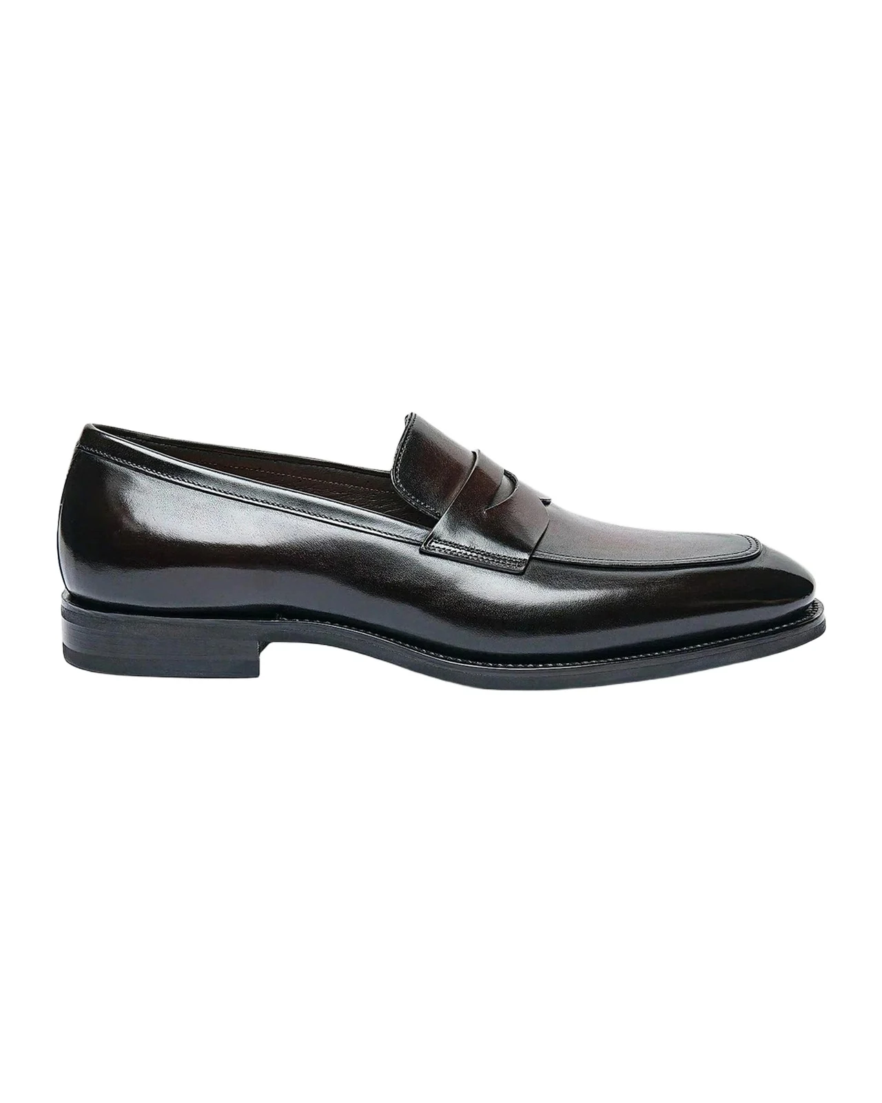 Santoni Men's Gregor Leather Penny Loafers