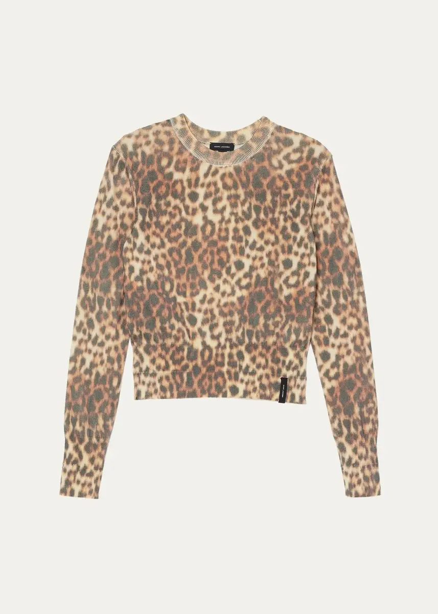 Marc Jacobs Leopard-Print Cotton Sweater | Thumbnail 2 Marc Jacobs Leopard-Print Cotton Sweater | Thumbnail 2