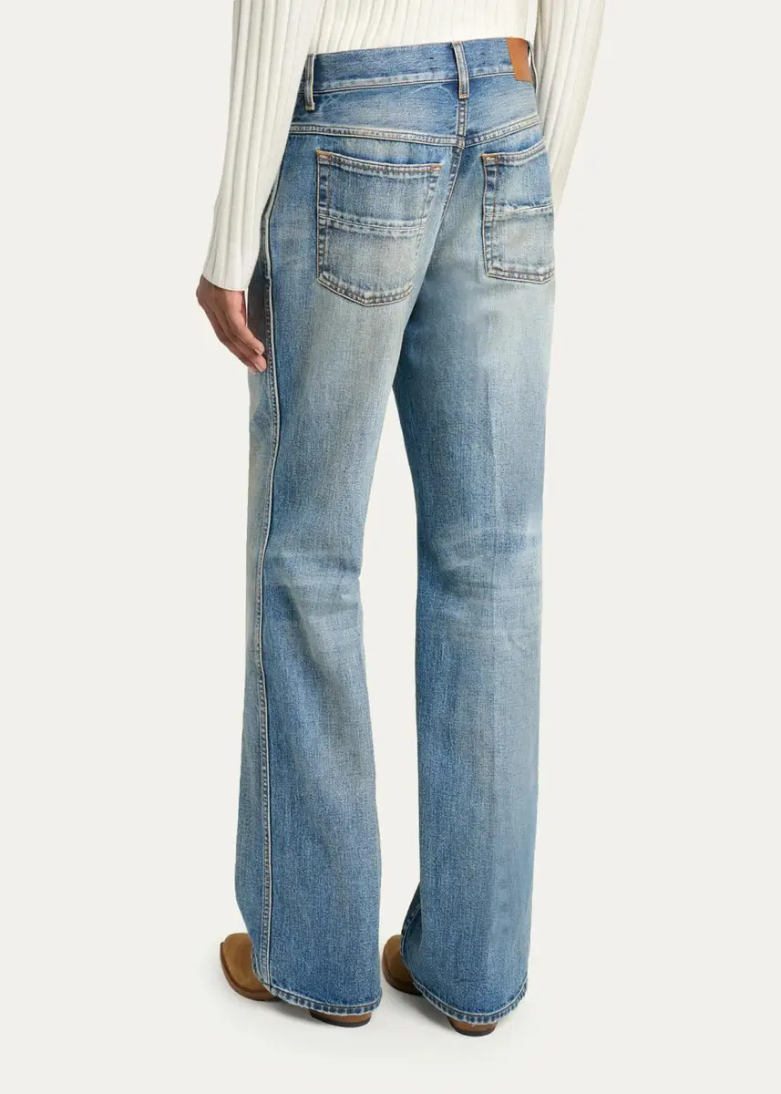 AMIRI Men's MA Fit Faded Denim Jeans | Thumbnail 3 AMIRI Men's MA Fit Faded Denim Jeans | Thumbnail 3
