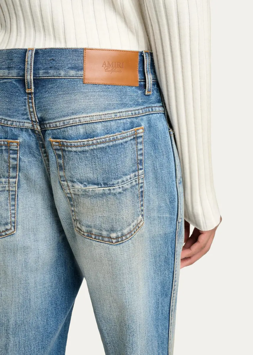 AMIRI Men's MA Fit Faded Denim Jeans | Thumbnail 5 AMIRI Men's MA Fit Faded Denim Jeans | Thumbnail 5
