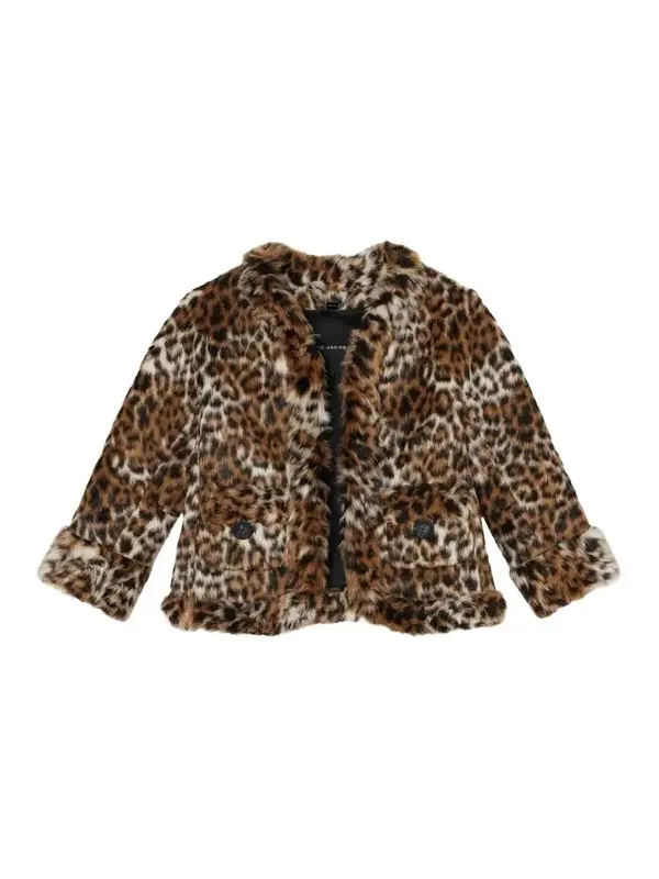 Faux Fur Leopard Print Jacket Faux Fur Leopard Print Jacket
