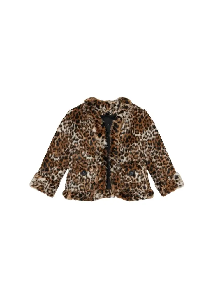 Marc Jacobs Faux Fur Leopard Print Jacket | Image 1 Marc Jacobs Faux Fur Leopard Print Jacket | Image 1
