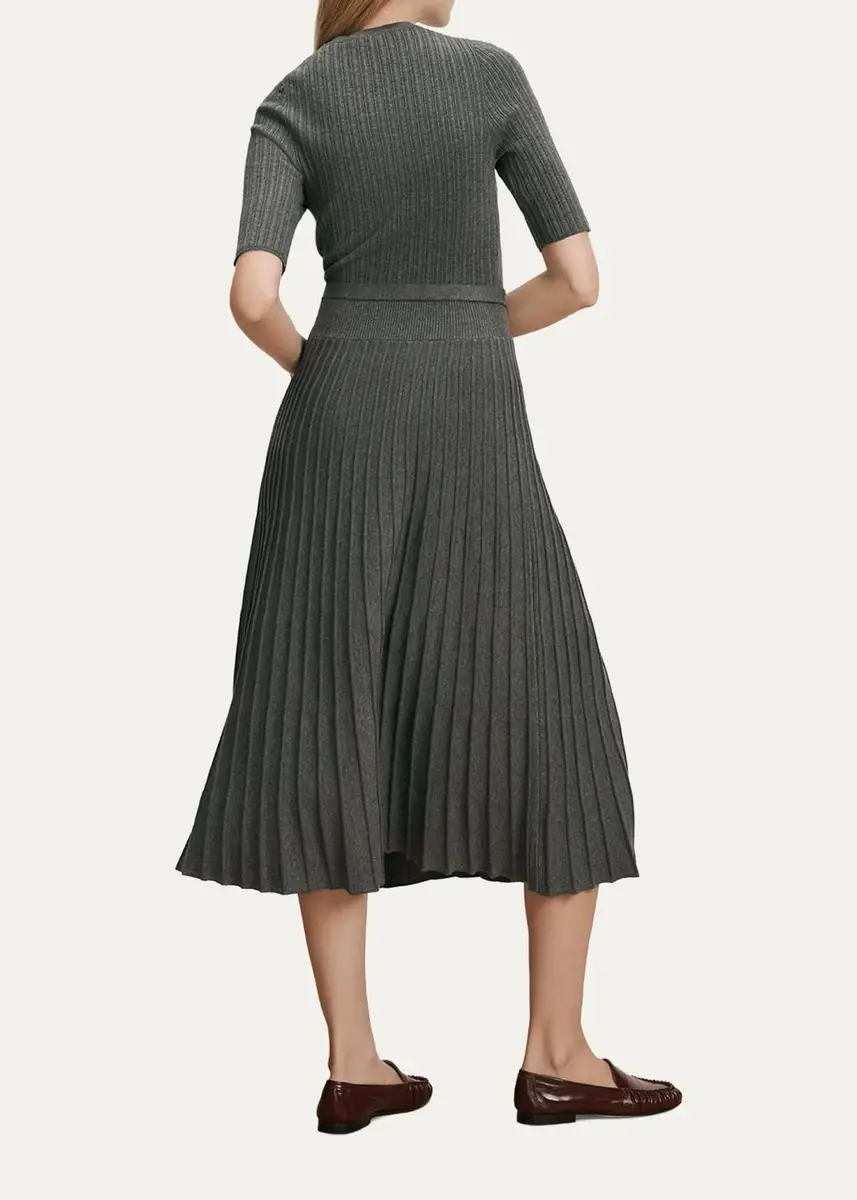 Veronica Beard Elthea Belted Midi Knit Dress | Thumbnail 3 Veronica Beard Elthea Belted Midi Knit Dress | Thumbnail 3