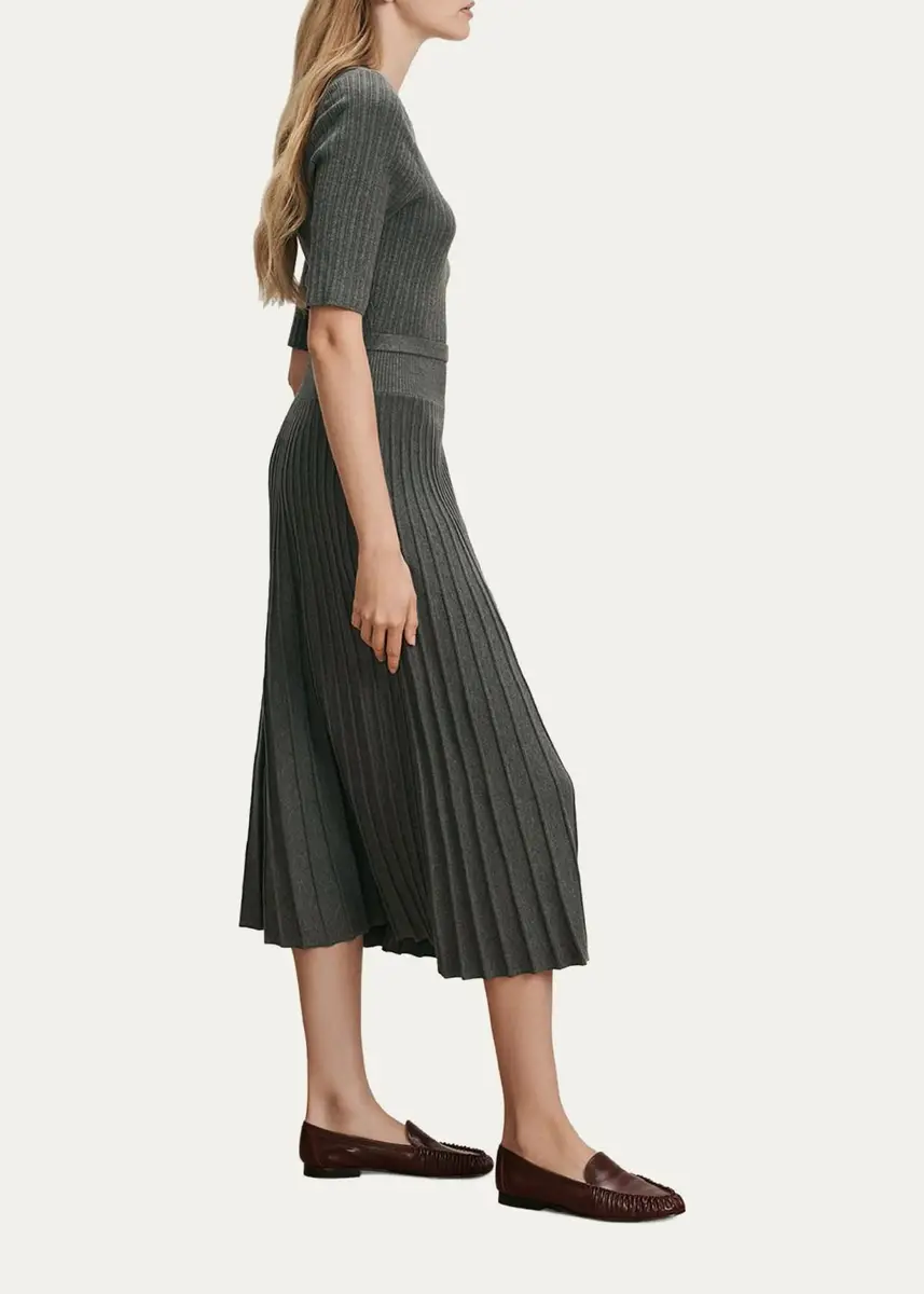 Veronica Beard Elthea Belted Midi Knit Dress | Thumbnail 4 Veronica Beard Elthea Belted Midi Knit Dress | Thumbnail 4