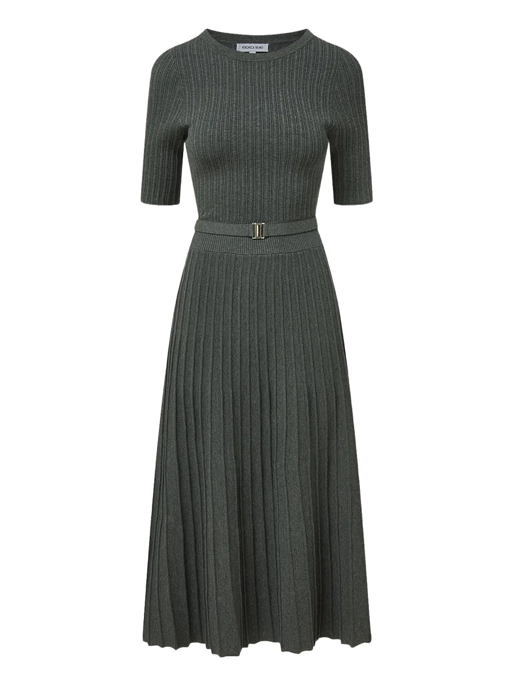 Elthea Belted Midi Knit Dress Elthea Belted Midi Knit Dress