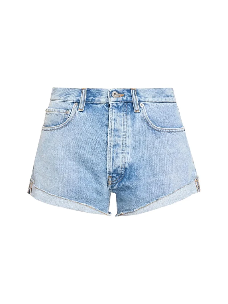 ALL THREE Ben Cuffed Denim Shorts