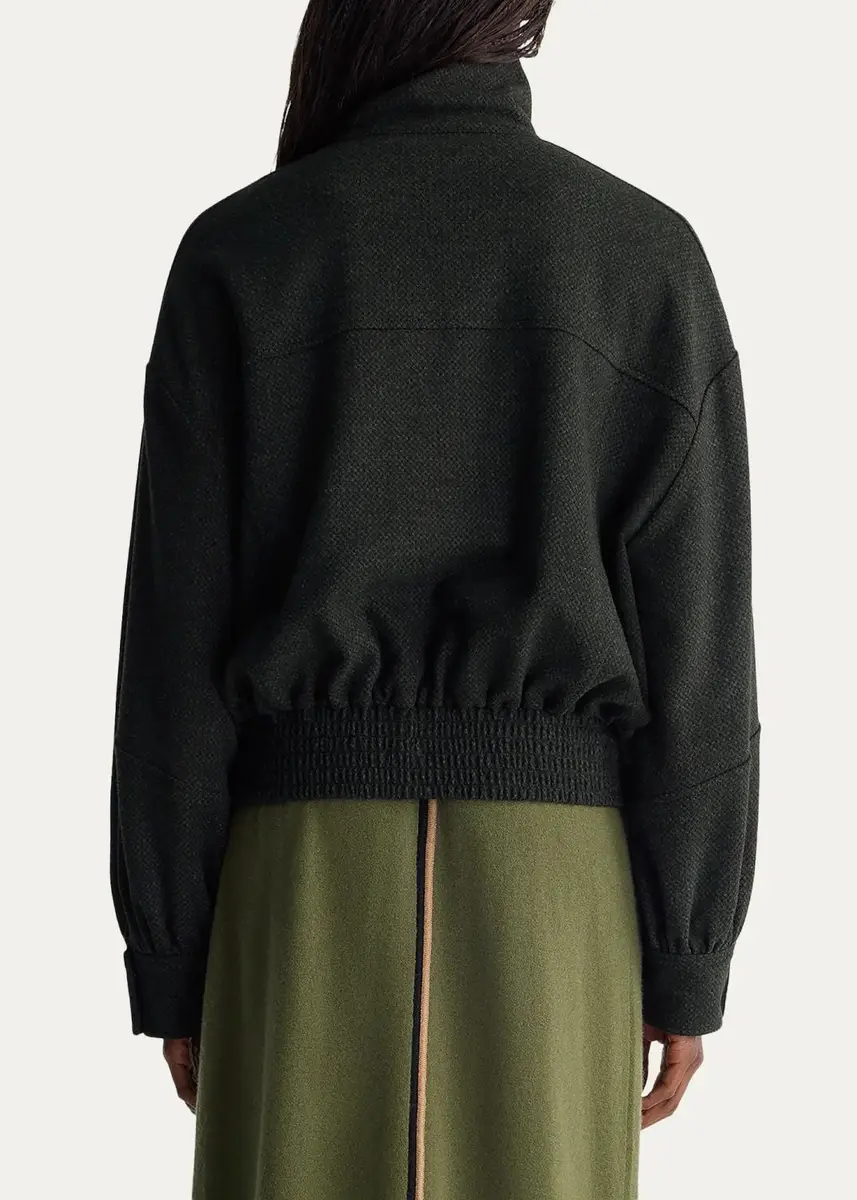 Diane von Furstenberg Shay Jacquard Stand-Collar Jacket | Thumbnail 3 Diane von Furstenberg Shay Jacquard Stand-Collar Jacket | Thumbnail 3