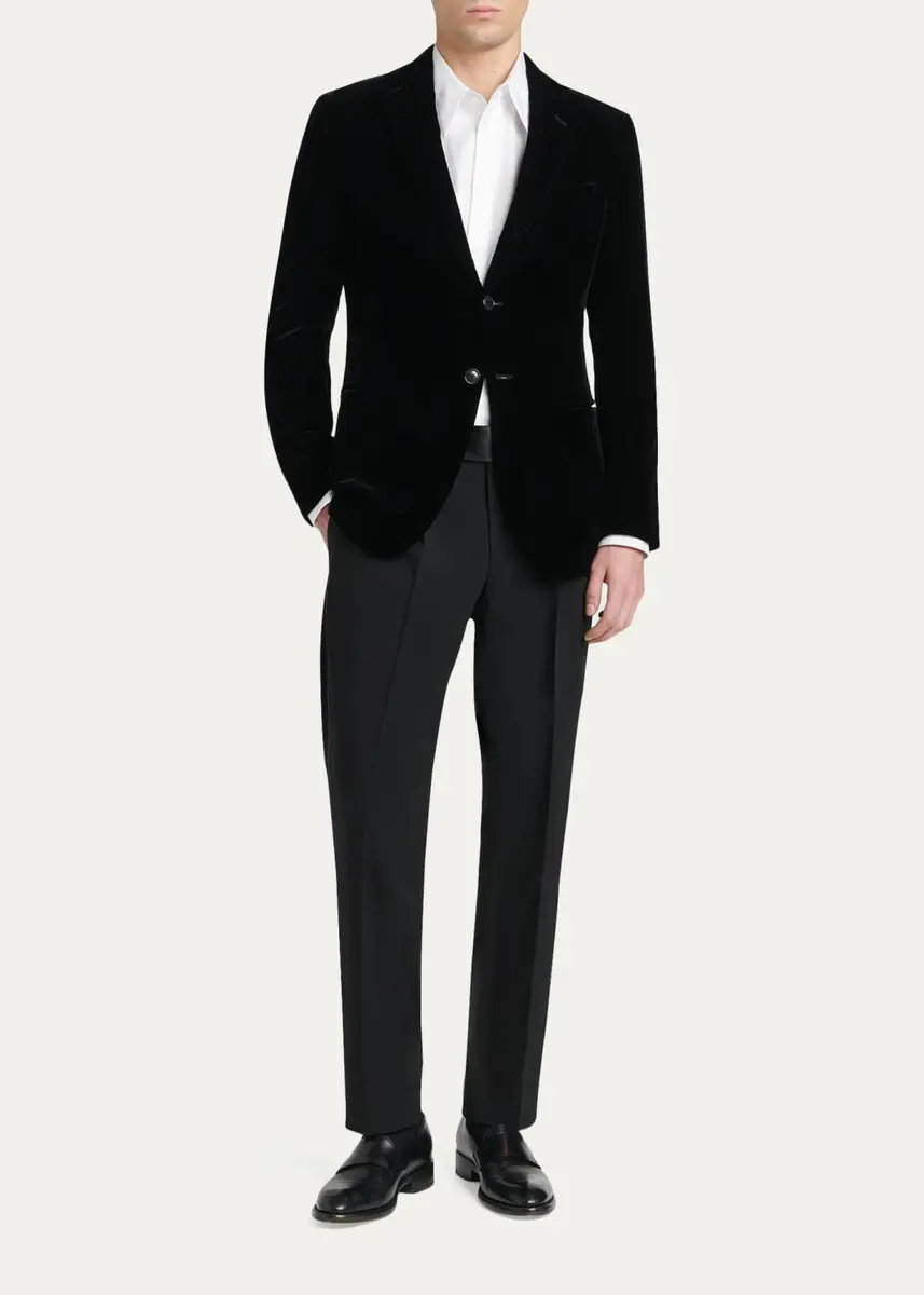 Giorgio Armani Men's Seersucker Single-Breasted Sport Coat | Thumbnail 2 Giorgio Armani Men's Seersucker Single-Breasted Sport Coat | Thumbnail 2