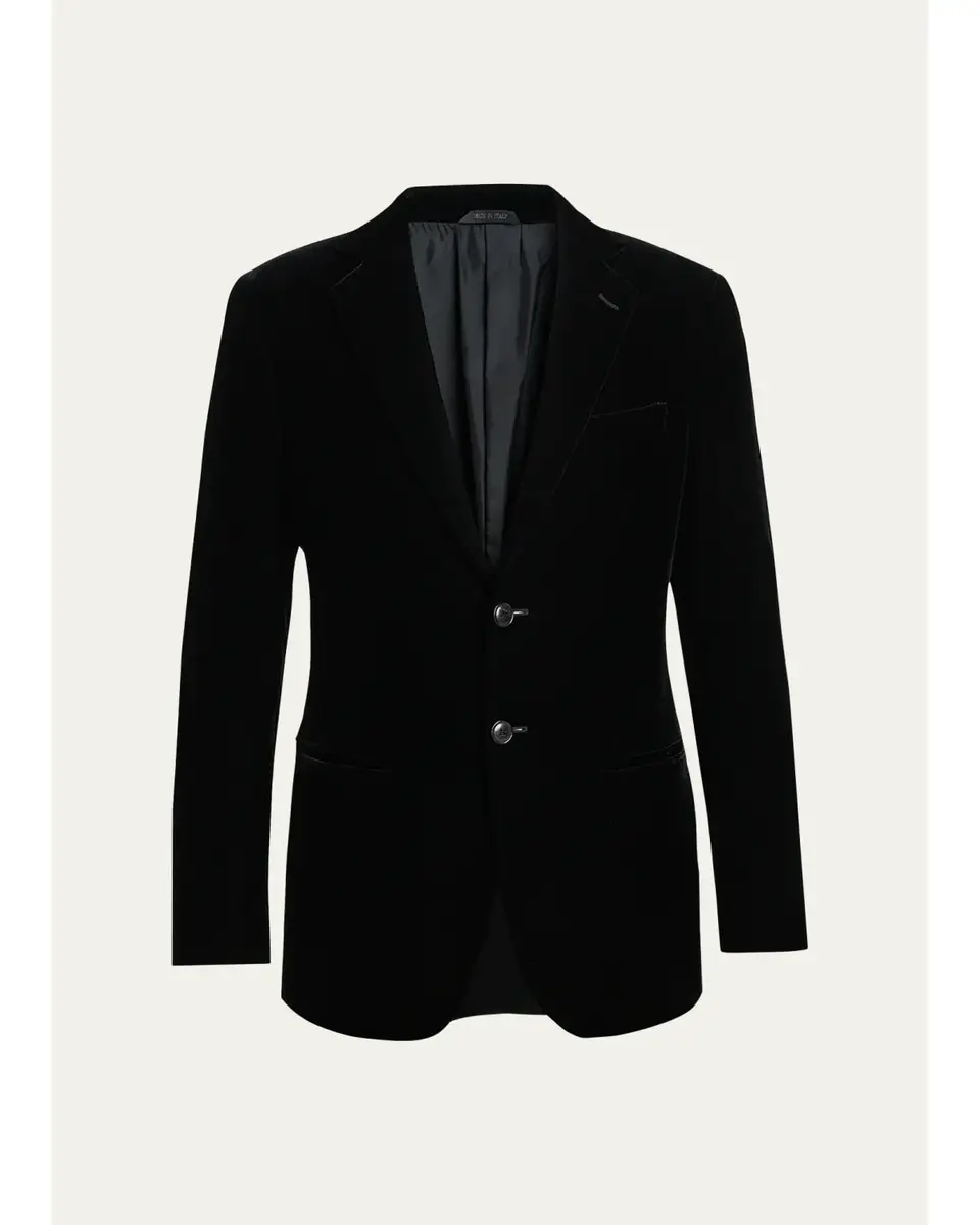 Giorgio Armani Men's Seersucker Single-Breasted Sport Coat | Thumbnail 6 Giorgio Armani Men's Seersucker Single-Breasted Sport Coat | Thumbnail 6