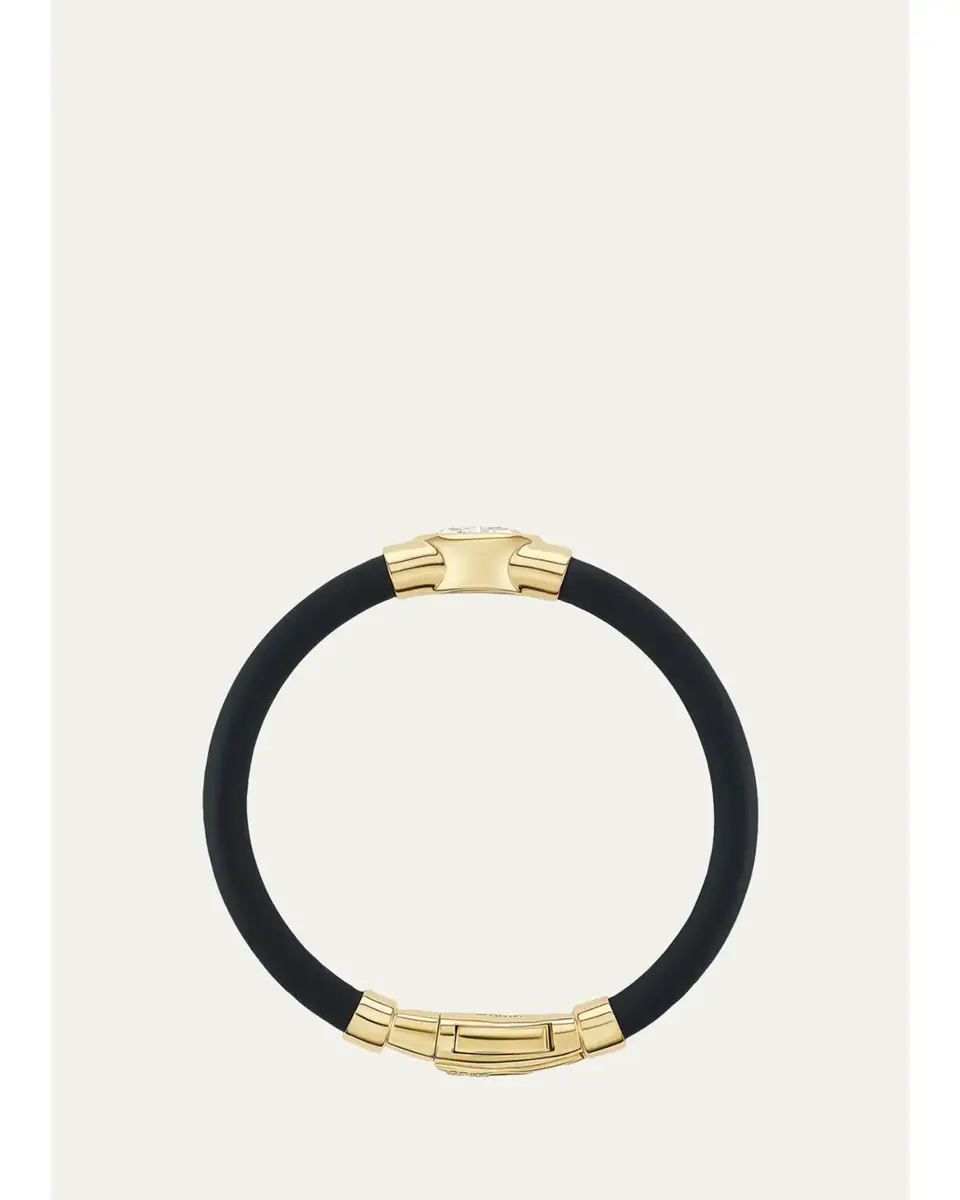 Uniform Object 18K Carbon Bracelet with Marquise Diamond | Thumbnail 2