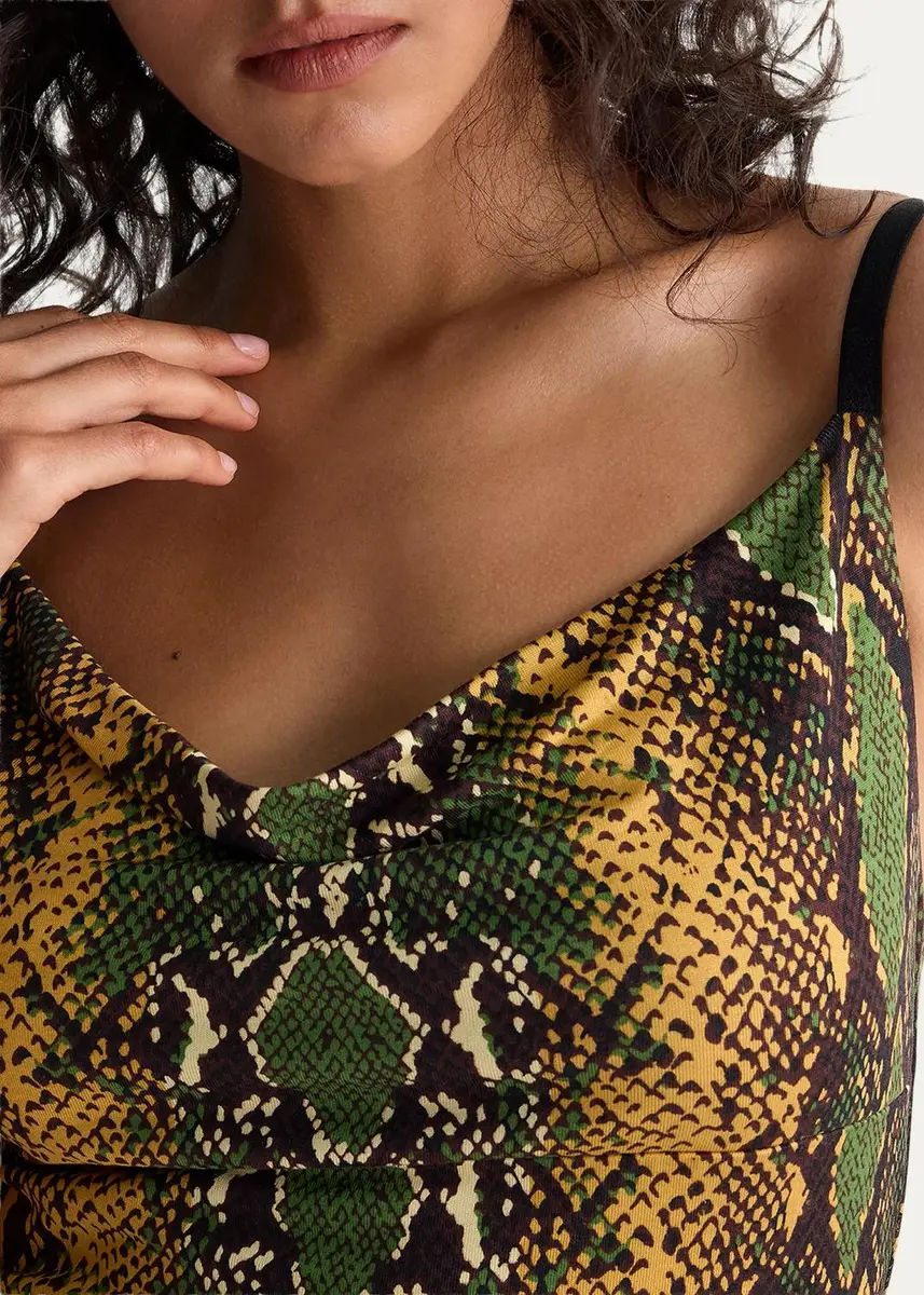 Diane von Furstenberg Claudia Snakeskin-Print Midi Slip Dress | Thumbnail 3 Diane von Furstenberg Claudia Snakeskin-Print Midi Slip Dress | Thumbnail 3