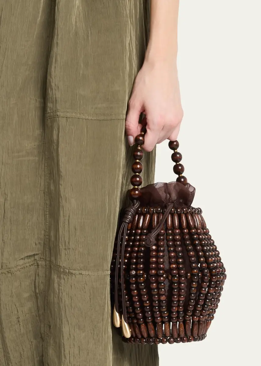 Cult Gaia Mercier Beaded Leather Top-Handle Bag | Thumbnail 2 Cult Gaia Mercier Beaded Leather Top-Handle Bag | Thumbnail 2