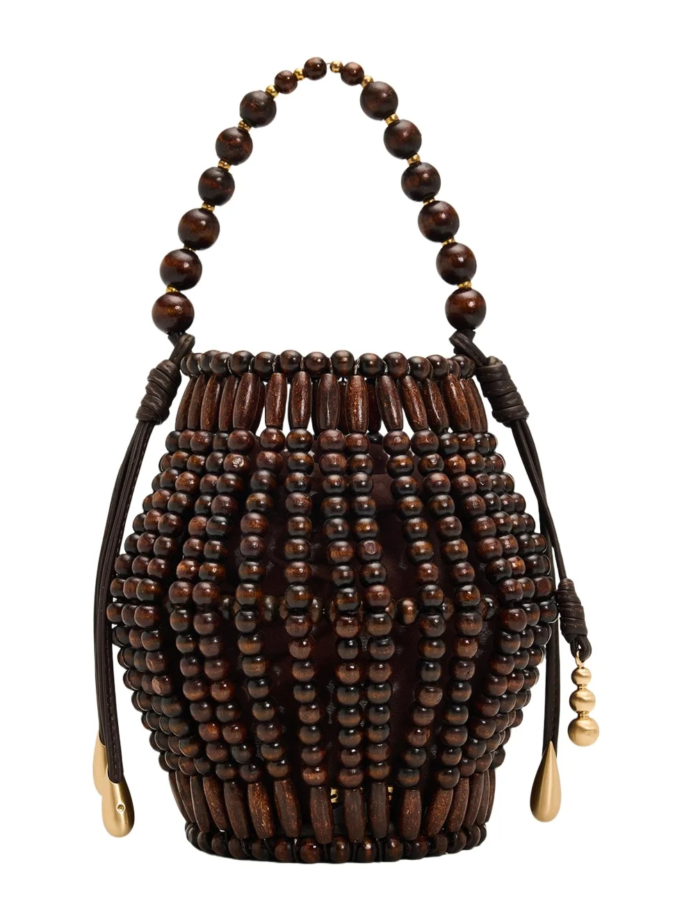 Mercier Beaded Leather Top-Handle Bag Mercier Beaded Leather Top-Handle Bag
