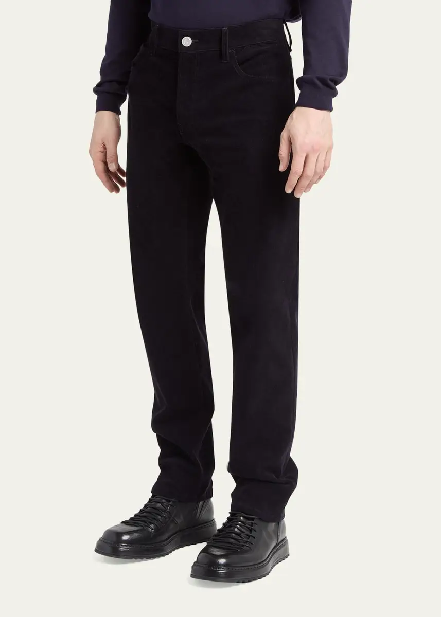 Giorgio Armani Men's Corduroy Five-Pocket Pants | Thumbnail 4 Giorgio Armani Men's Corduroy Five-Pocket Pants | Thumbnail 4