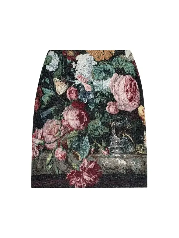 Marseille Floral Jacquard Mini Skirt Marseille Floral Jacquard Mini Skirt
