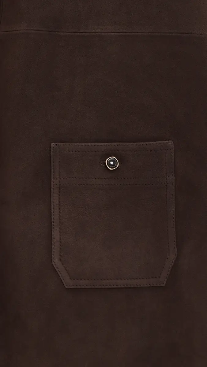 Frame Suede Safari Tent Dress | Thumbnail 6 Frame Suede Safari Tent Dress | Thumbnail 6
