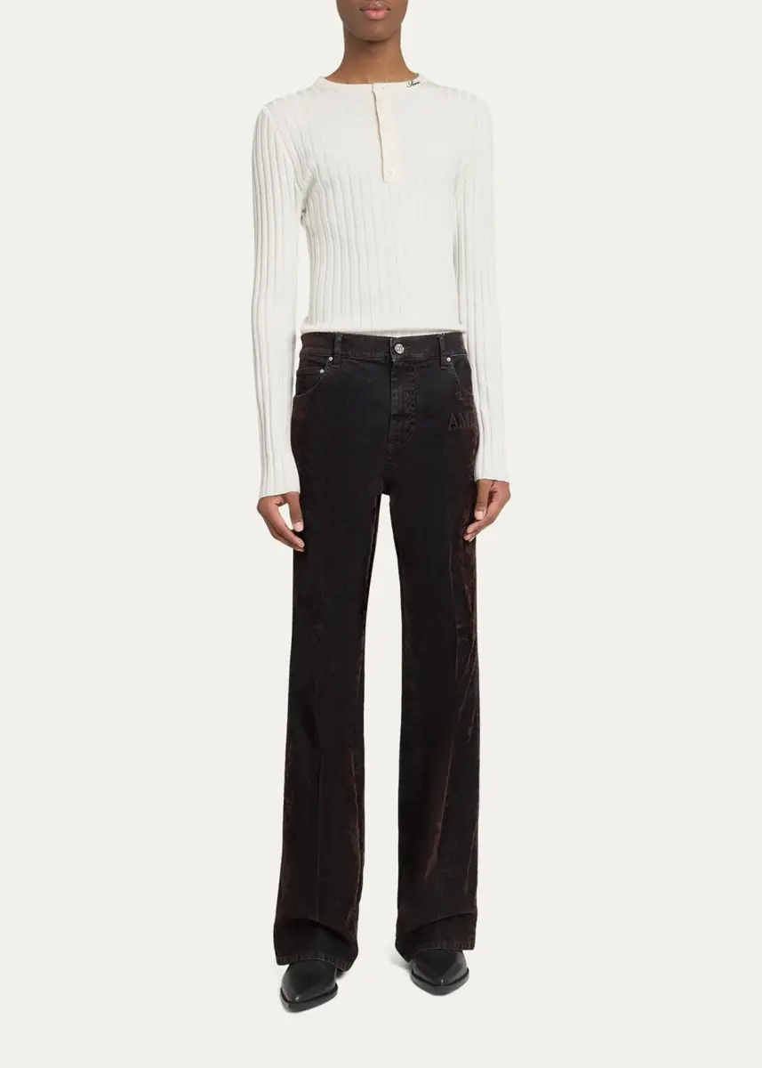 AMIRI Men's Flock MA Fit Five-Pocket Pants | Thumbnail 2 AMIRI Men's Flock MA Fit Five-Pocket Pants | Thumbnail 2