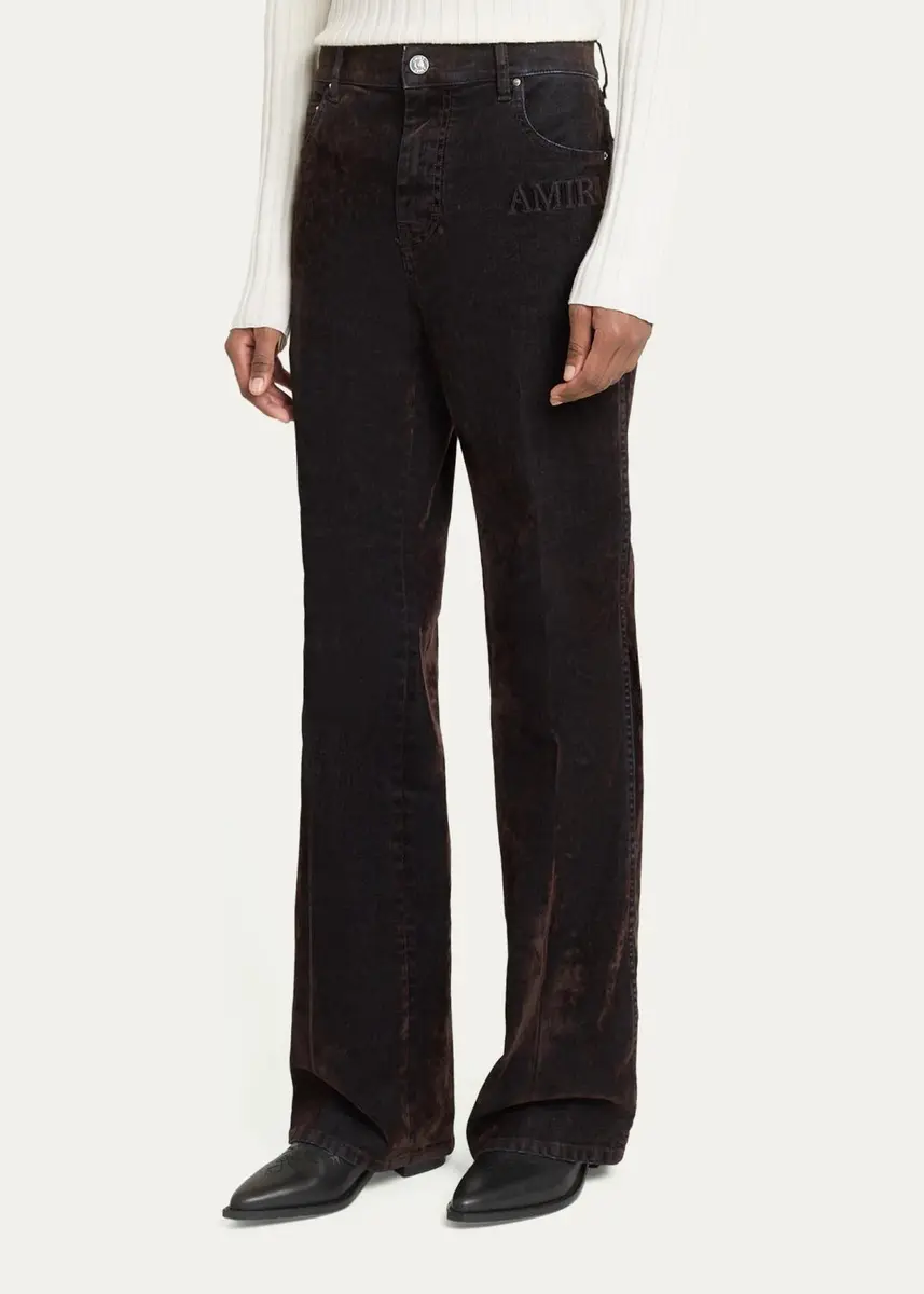 AMIRI Men's Flock MA Fit Five-Pocket Pants | Thumbnail 4 AMIRI Men's Flock MA Fit Five-Pocket Pants | Thumbnail 4
