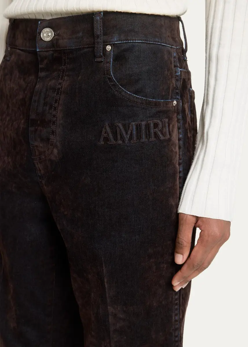 AMIRI Men's Flock MA Fit Five-Pocket Pants | Thumbnail 5 AMIRI Men's Flock MA Fit Five-Pocket Pants | Thumbnail 5