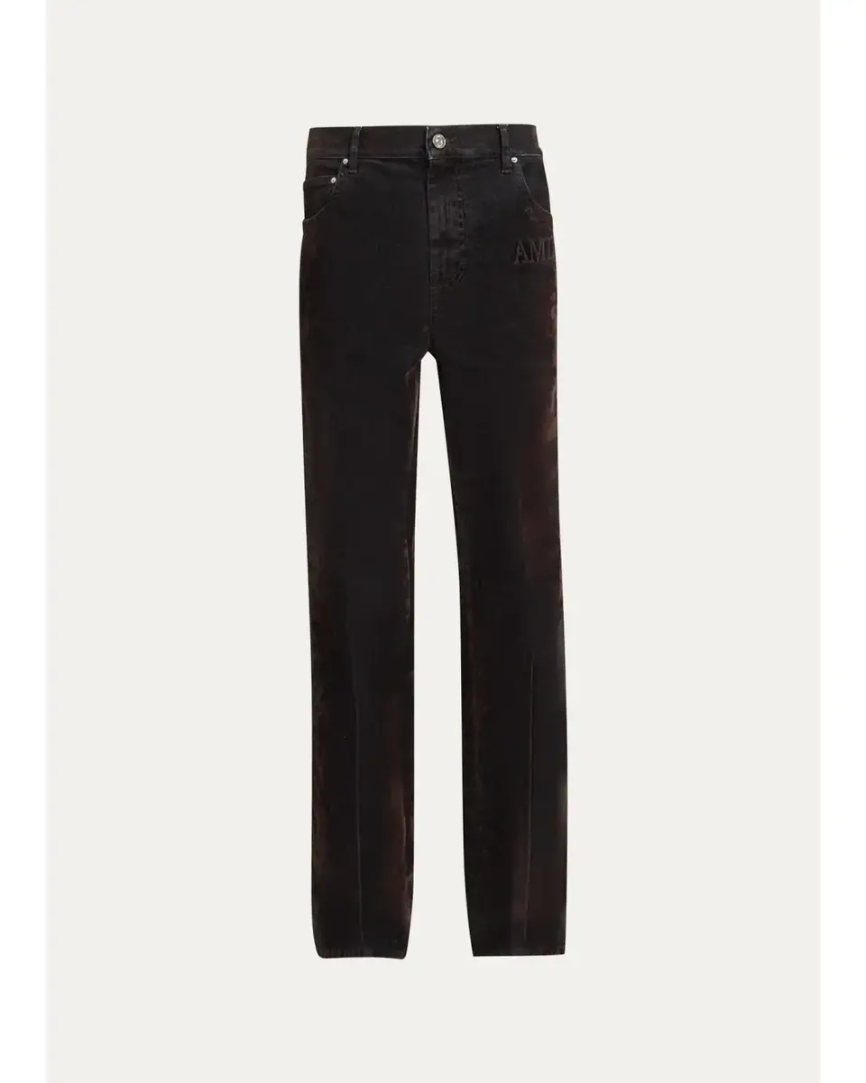 AMIRI Men's Flock MA Fit Five-Pocket Pants | Thumbnail 6 AMIRI Men's Flock MA Fit Five-Pocket Pants | Thumbnail 6