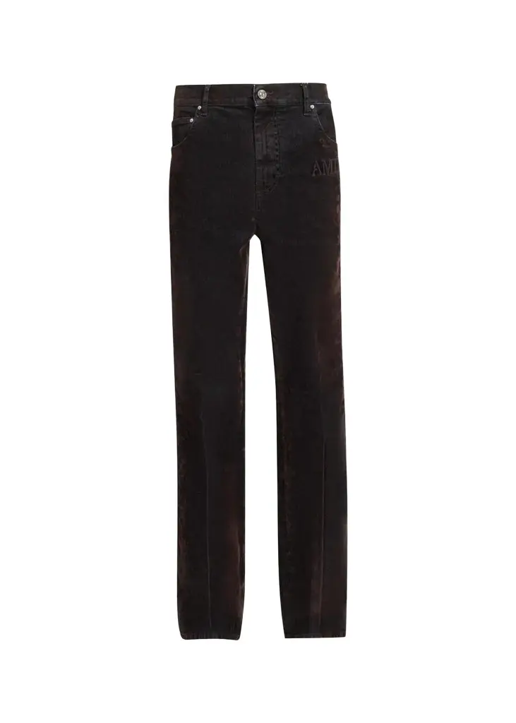 AMIRI Men's Flock MA Fit Five-Pocket Pants | Image 1 AMIRI Men's Flock MA Fit Five-Pocket Pants | Image 1