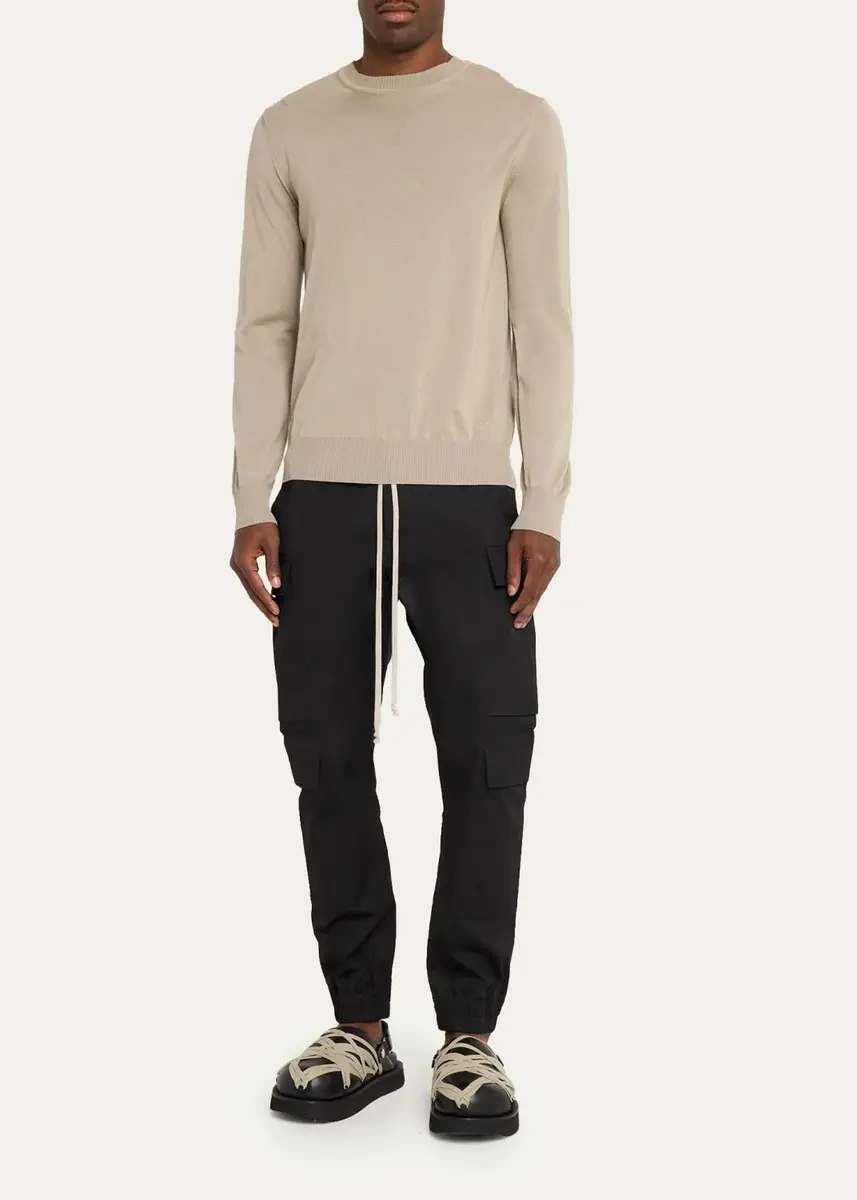 Rick Owens Men's Megalace Leather Slides | Thumbnail 3 Rick Owens Men's Megalace Leather Slides | Thumbnail 3
