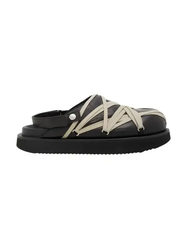 Men's Megalace Leather Slides Men's Megalace Leather Slides