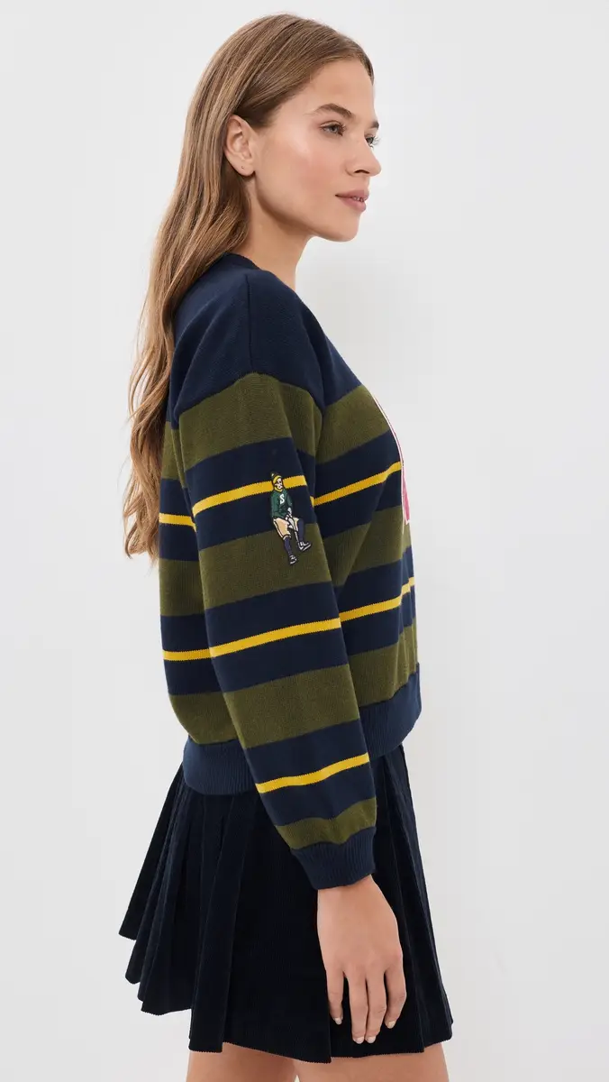 Sea Mina Novelty V Neck Sweater | Thumbnail 4 Sea Mina Novelty V Neck Sweater | Thumbnail 4