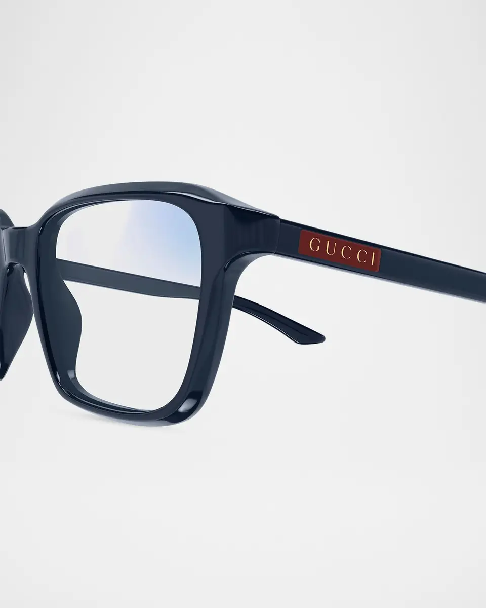 Gucci Men's 52MM Acetate Rectangle Optical Eyeglasses | Thumbnail 3 Gucci Men's 52MM Acetate Rectangle Optical Eyeglasses | Thumbnail 3