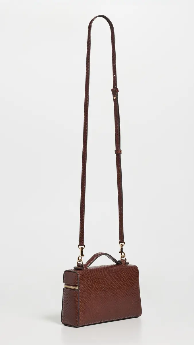 Tory Burch Embossed Snake Slim Top Handle Bag | Thumbnail 4 Tory Burch Embossed Snake Slim Top Handle Bag | Thumbnail 4