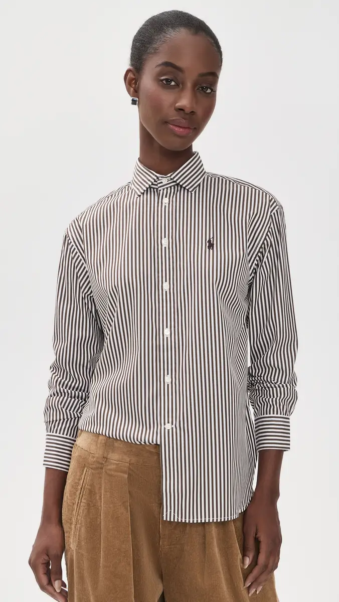 Polo Ralph Lauren Relaxed Striped Button Down Shirt | Thumbnail 2