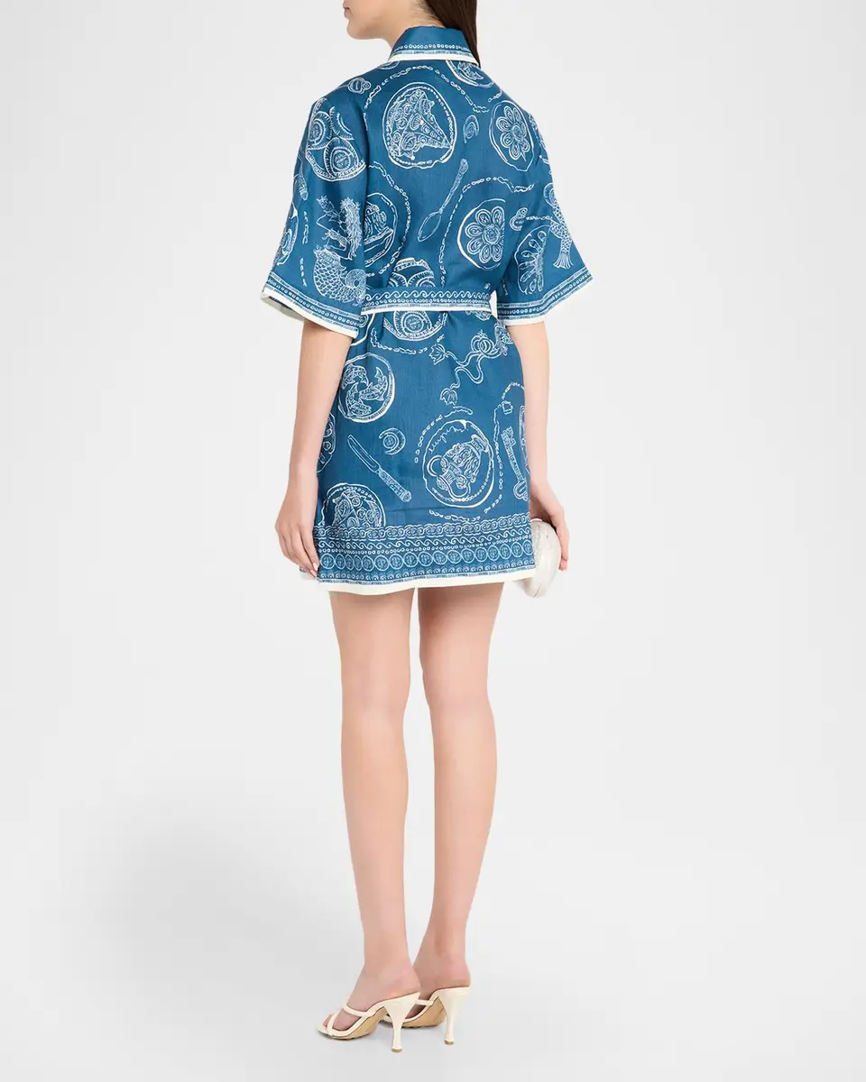 ALÉMAIS Lucky Belted Mini Shirtdress | Thumbnail 3 ALÉMAIS Lucky Belted Mini Shirtdress | Thumbnail 3