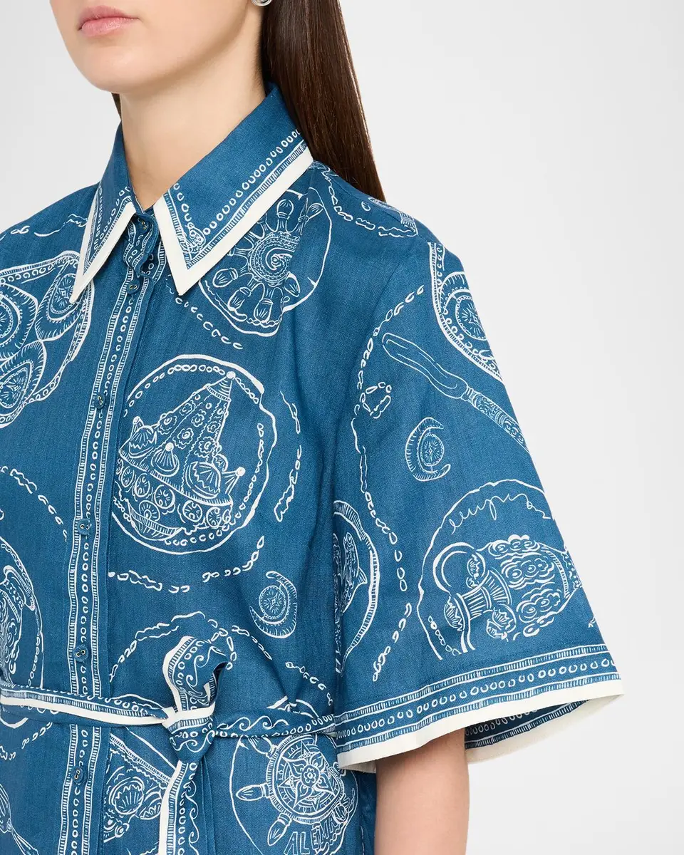 ALÉMAIS Lucky Belted Mini Shirtdress | Thumbnail 5 ALÉMAIS Lucky Belted Mini Shirtdress | Thumbnail 5