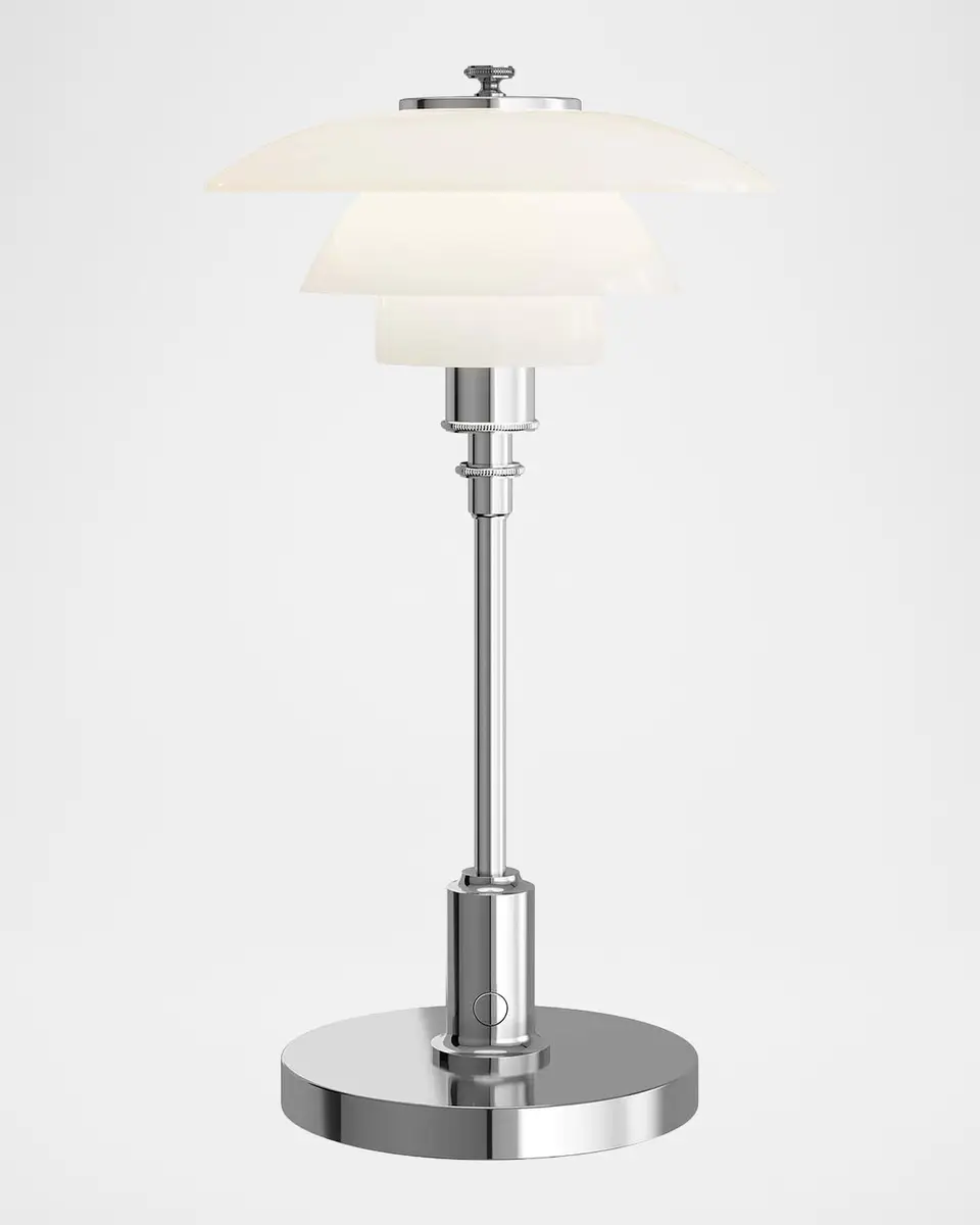Louis Poulsen PH 1/1 12" Portable Table Lamp, Chrome | Thumbnail 2 Louis Poulsen PH 1/1 12" Portable Table Lamp, Chrome | Thumbnail 2