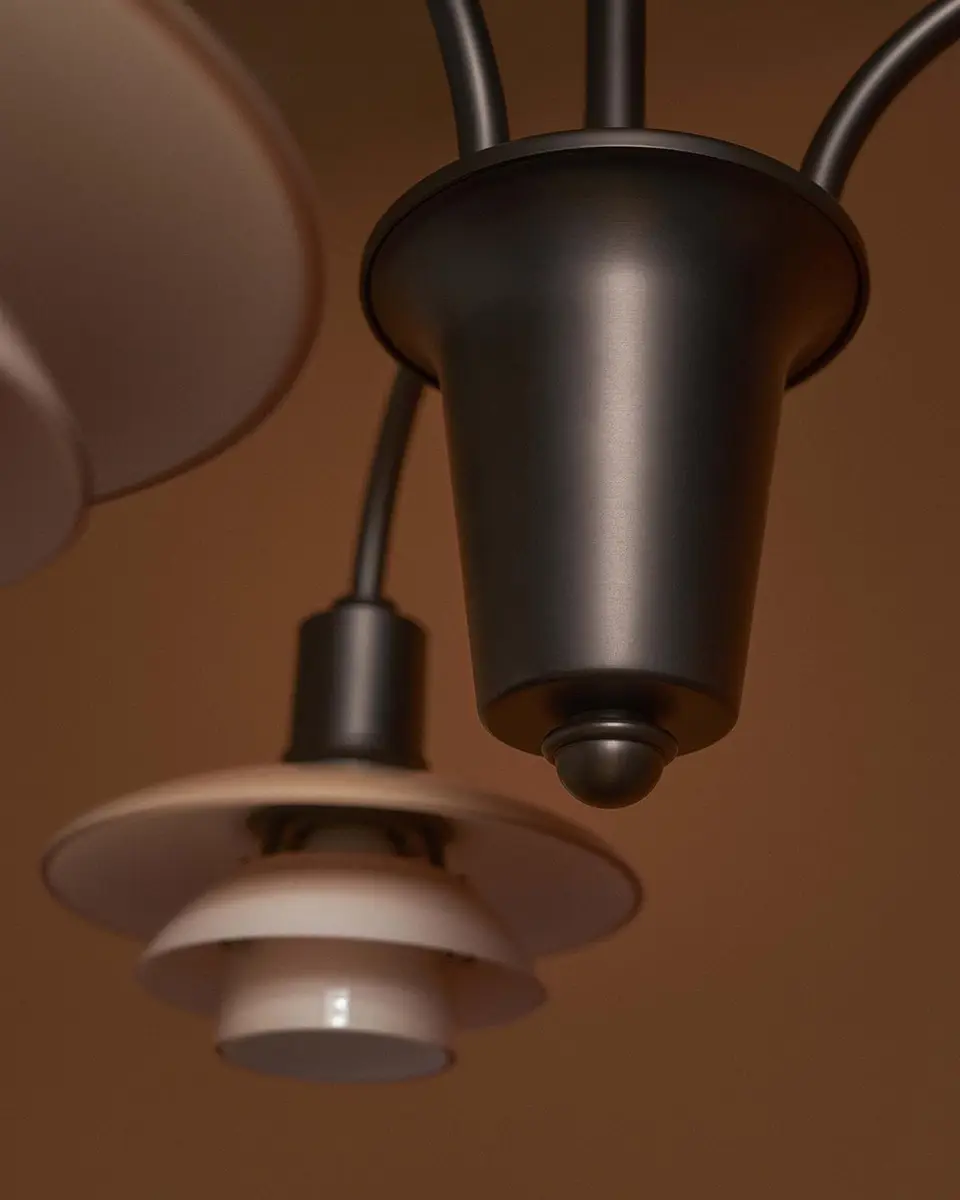 Louis Poulsen PH 1/1 21" Aged Brass 3-Light Chandelier, Centenary Edition | Thumbnail 5 Louis Poulsen PH 1/1 21" Aged Brass 3-Light Chandelier, Centenary Edition | Thumbnail 5