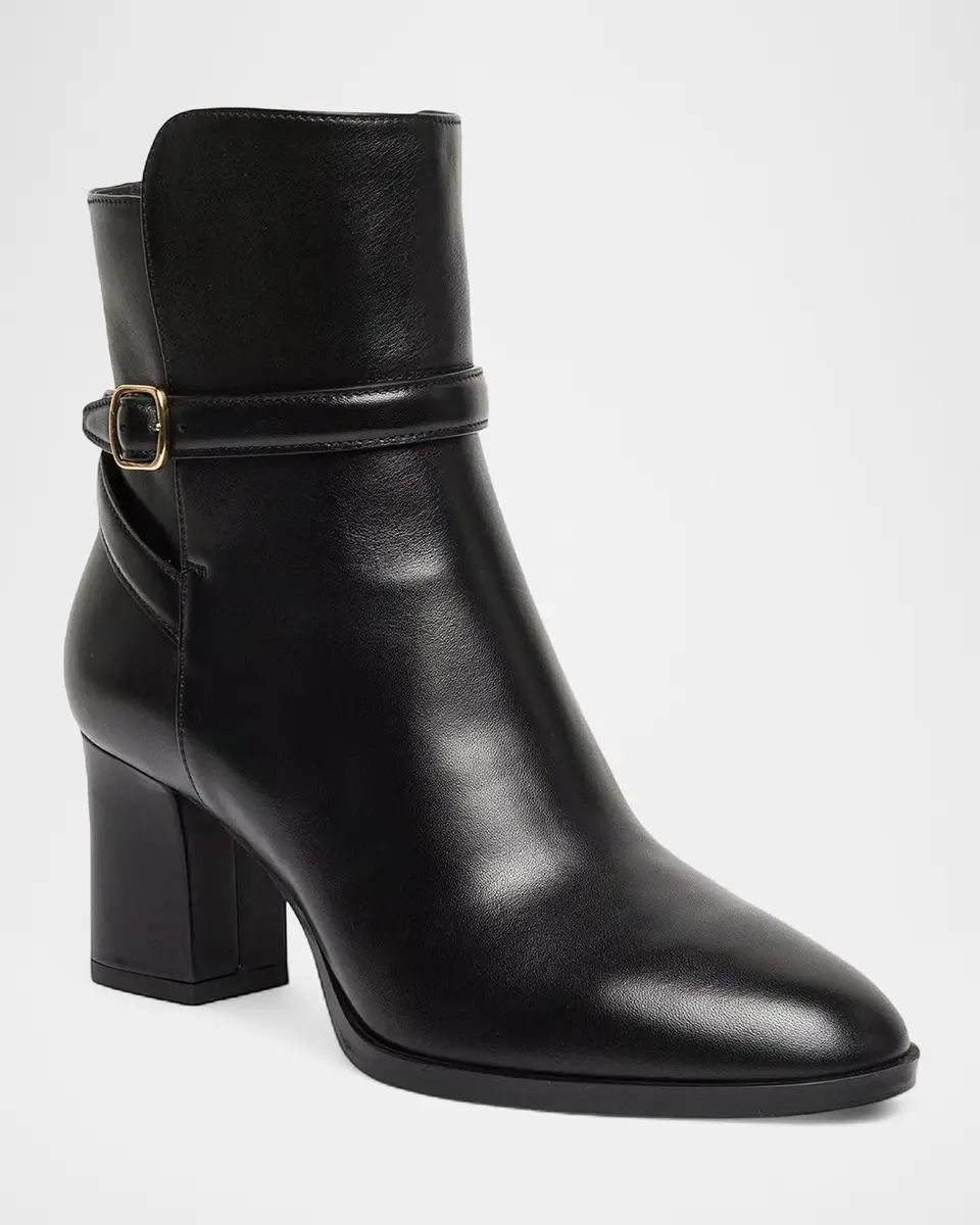 Santoni 65mm Leather Ankle Boots | Thumbnail 2 Santoni 65mm Leather Ankle Boots | Thumbnail 2