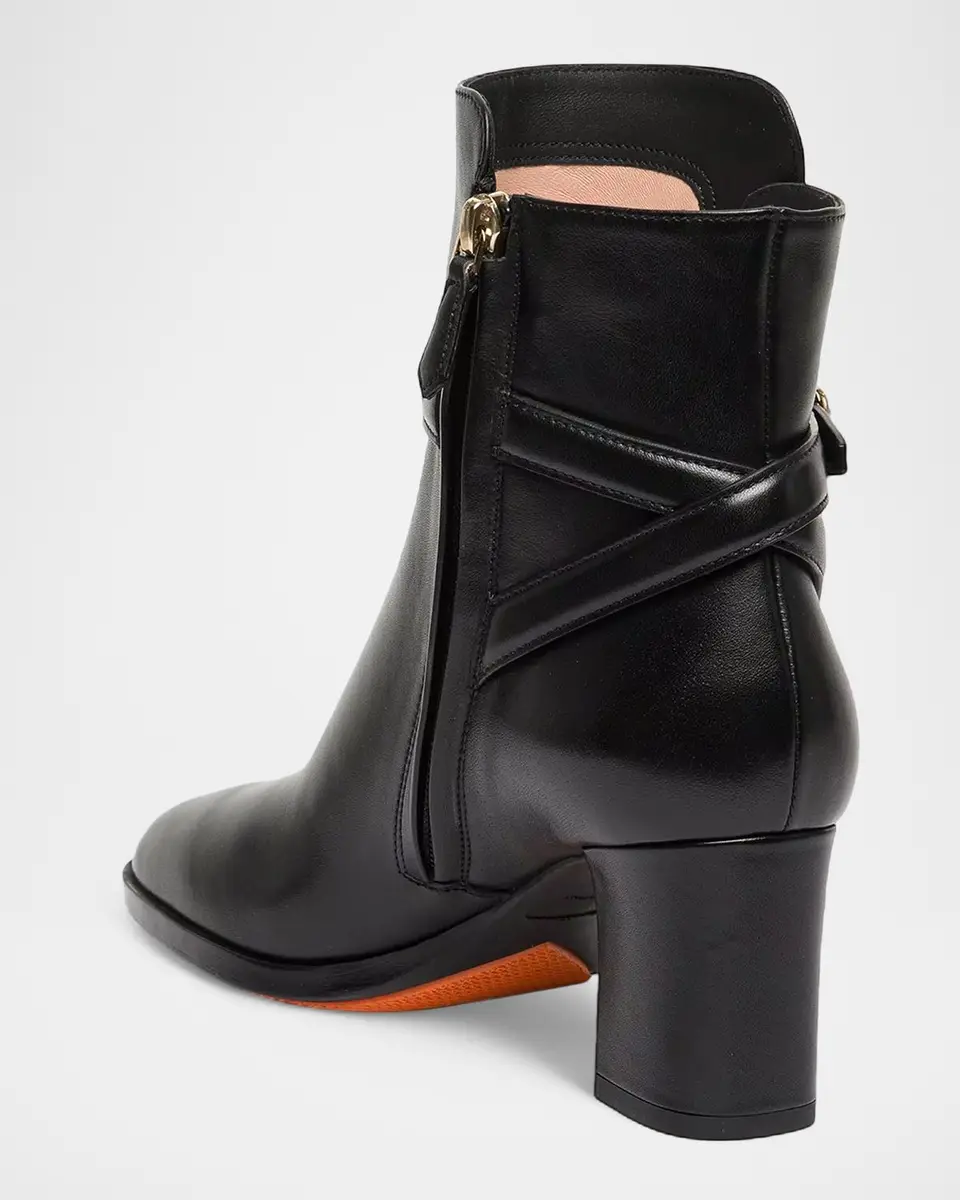 Santoni 65mm Leather Ankle Boots | Thumbnail 3 Santoni 65mm Leather Ankle Boots | Thumbnail 3