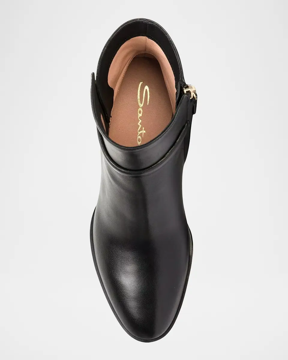 Santoni 65mm Leather Ankle Boots | Thumbnail 5 Santoni 65mm Leather Ankle Boots | Thumbnail 5