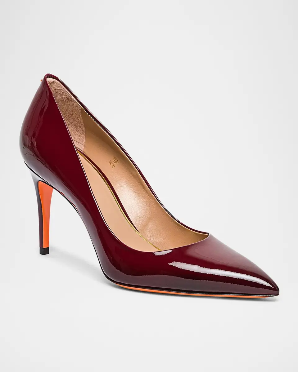 Santoni 85mm Patent Leather Pumps | Thumbnail 2 Santoni 85mm Patent Leather Pumps | Thumbnail 2
