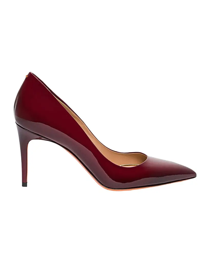 Santoni 85mm Patent Leather Pumps | Image 1 Santoni 85mm Patent Leather Pumps | Image 1