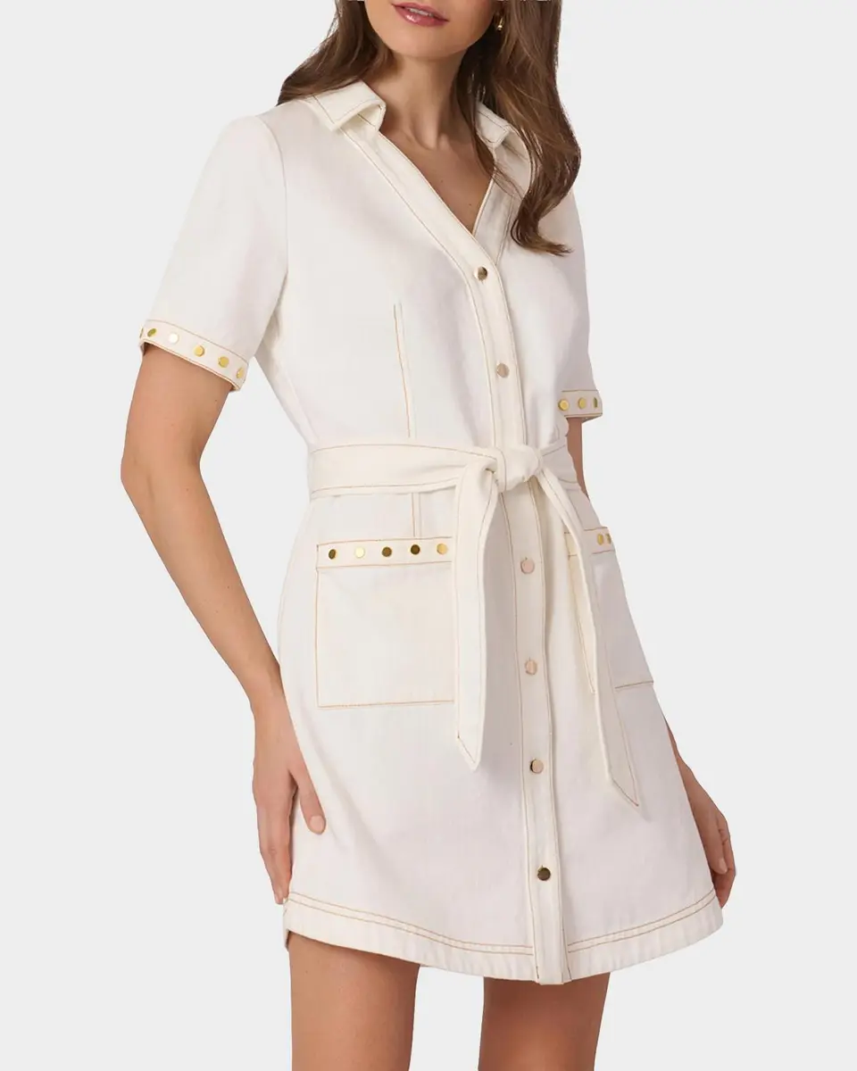 Shoshanna Laurie Denim Mini Shirtdress | Thumbnail 3 Shoshanna Laurie Denim Mini Shirtdress | Thumbnail 3